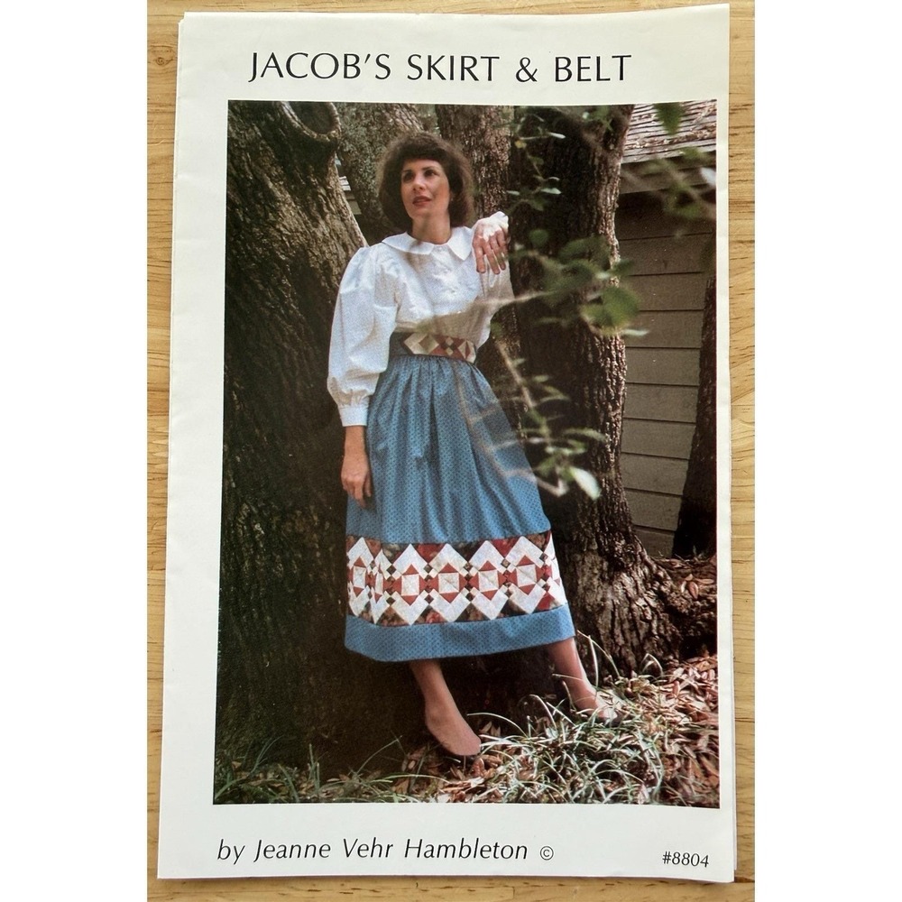 VTG Sewing Pattern Jacob's Skirt &‎ Belt Jeanne Vehr Hambleton Size S-L Uncut